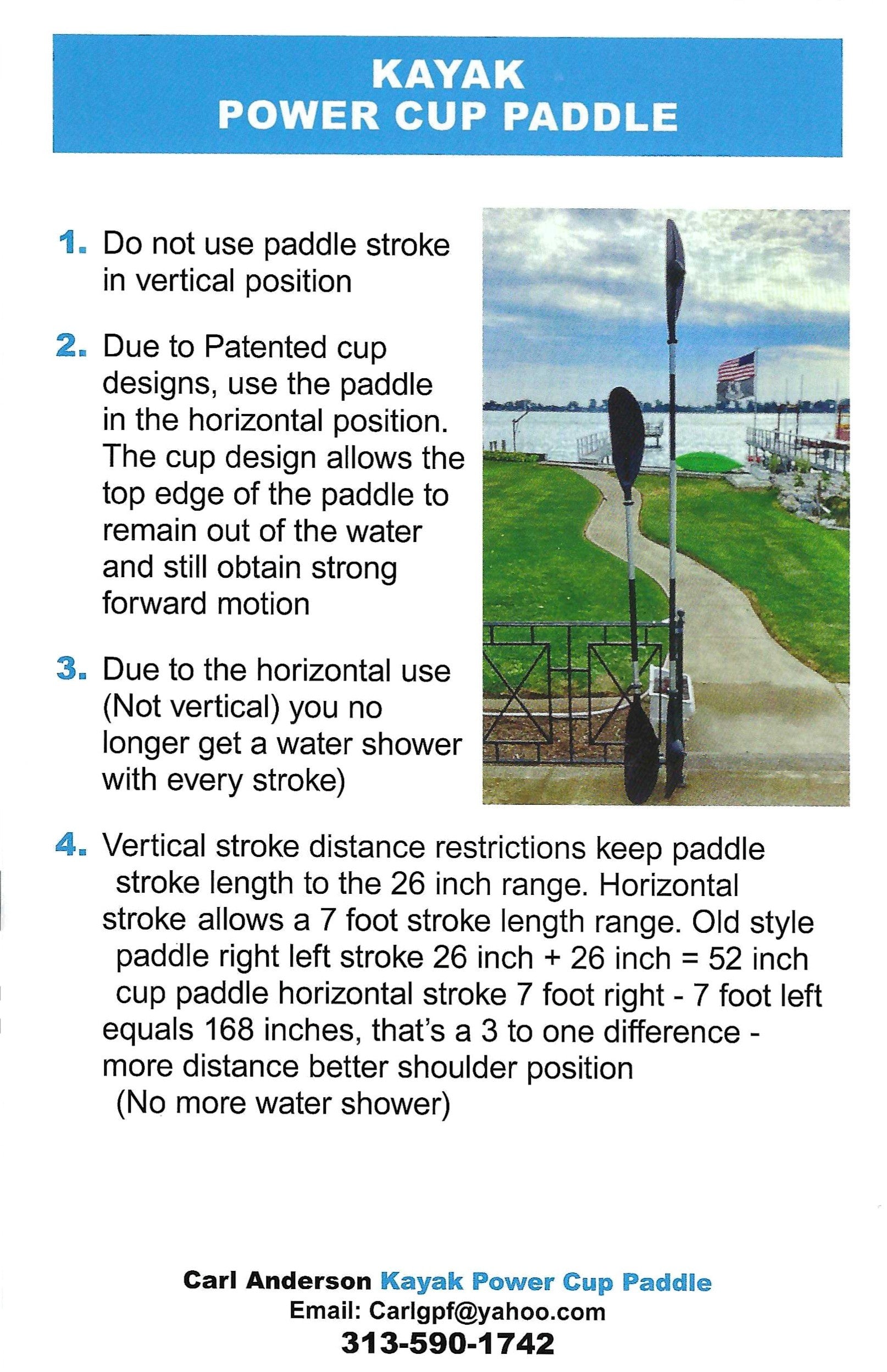 Power Paddle by CJ — High-Performance Kayak Paddle